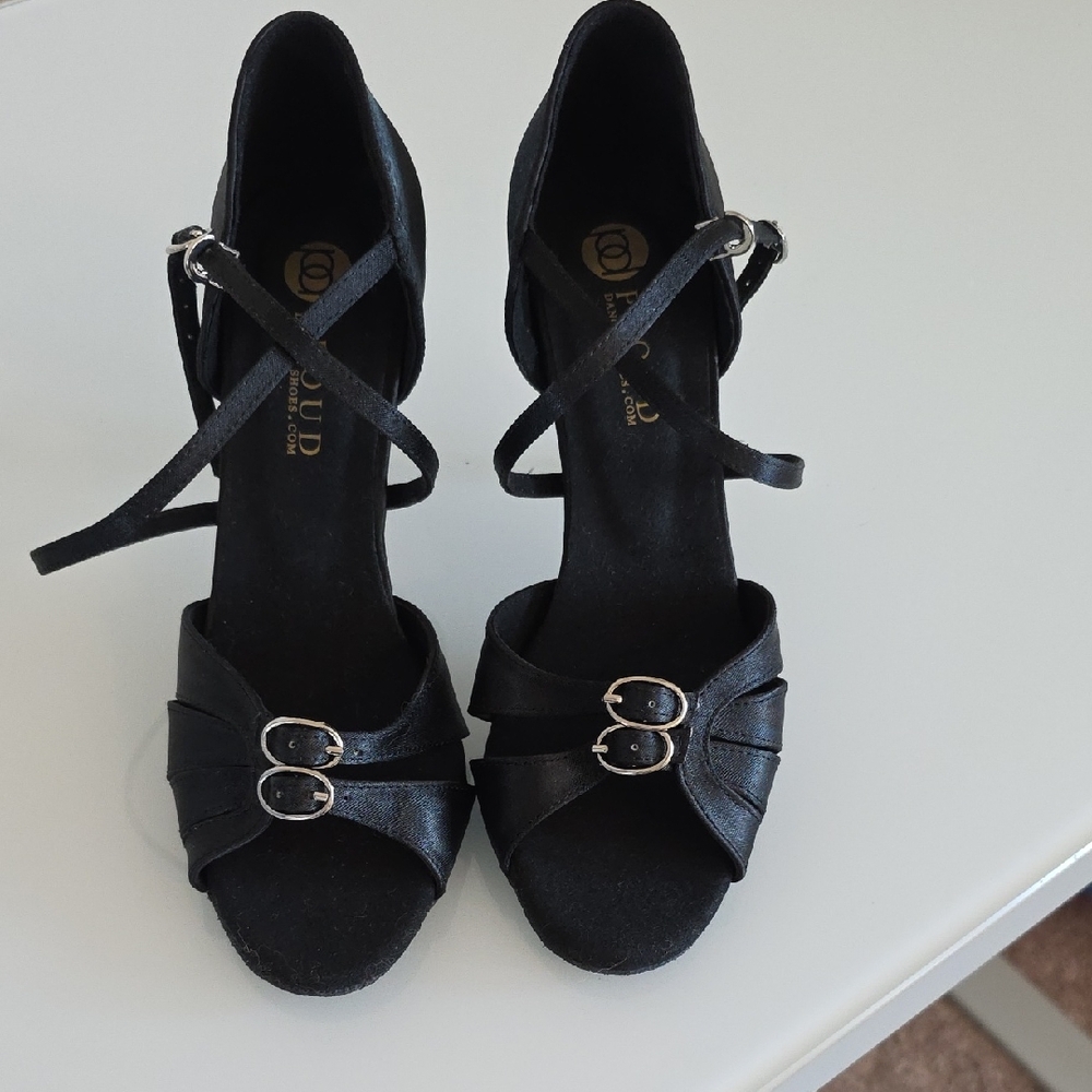 Black Latin Salsa Women's Heels